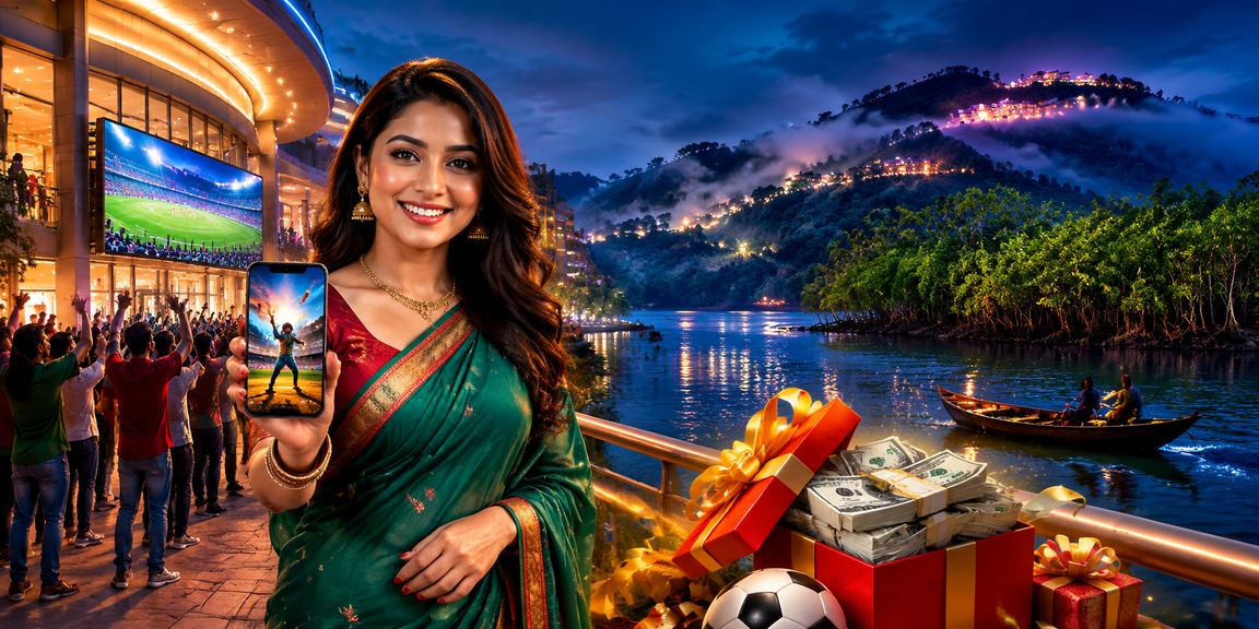সুন্দরবনের সৈকতে ক্যাসিনো অ্যাপ ব্যবহার করছেন ব্যবহারকারী